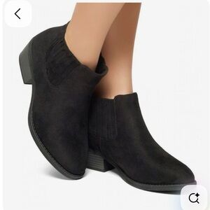 Ankle Booties Black Size -10